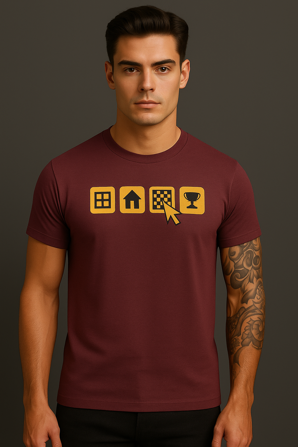 Menu Icons Gran Turismo T Shirt Men