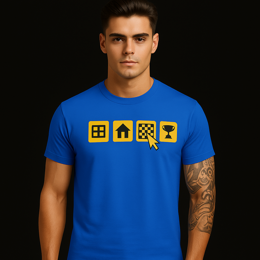 Menu Icons Gran Turismo T Shirt Men