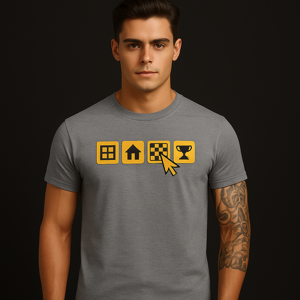 Menu Icons Gran Turismo T Shirt Men