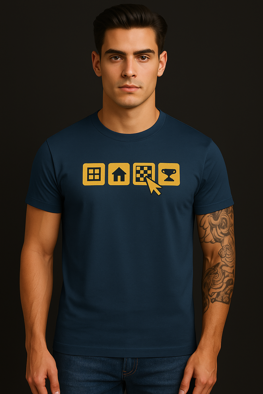 Menu Icons Gran Turismo T Shirt Men