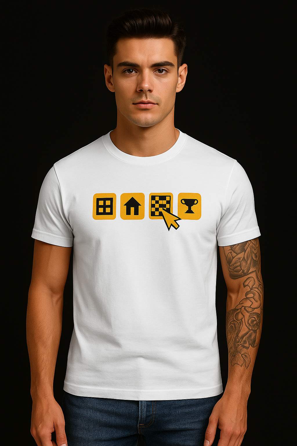 Menu Icons Gran Turismo T Shirt Men