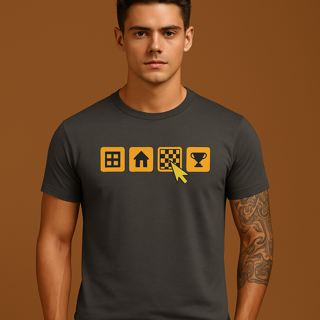 Menu Icons Gran Turismo T Shirt Men