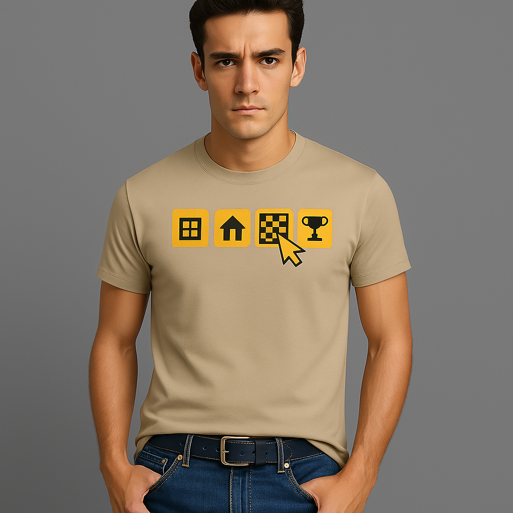 Menu Icons Gran Turismo T Shirt Men